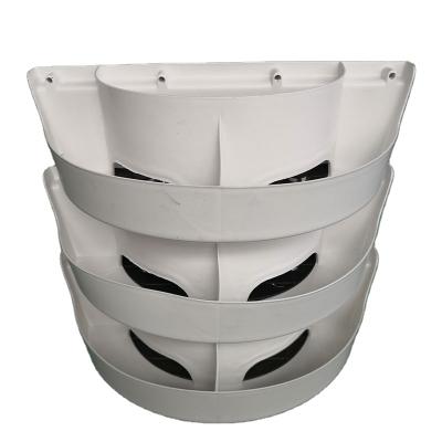 China Large Modern Plastic Outdoor Large Pot White Outdoor Planting Balcony Planter Planter for sale