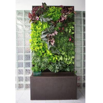 China Modern customizable horticultural plant screen with a complete planting system corten steel screen planter box for sale