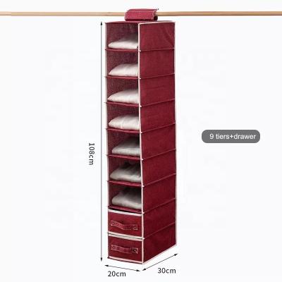 China 2022 New Korean Creative Household Organizer Drawer Clothing Socks Underwear Hanging Classification Storage for sale