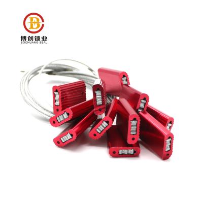 China BCC202 Supermarkets Cable Seal Security Lock Cable Seal Aluminum Cable Wire Seal Waterproof Manufacturing for sale