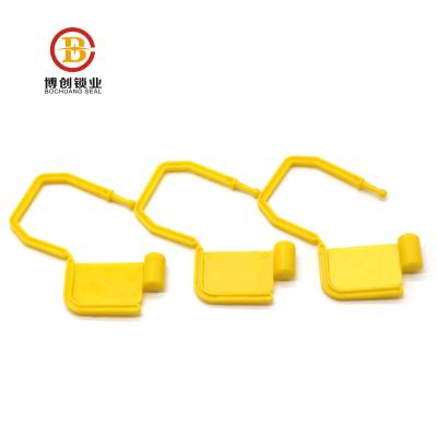 China POM BCL106 Plastic Padlock Security PP Padlock Seals For Crash Carts for sale