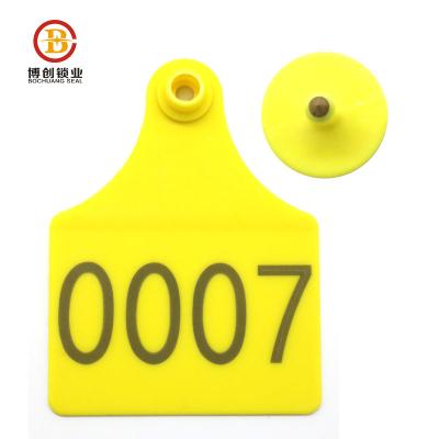 China High Quality TPU Animal Ear Tag , Gps Ear Tag Cattle Ear Tags for sale