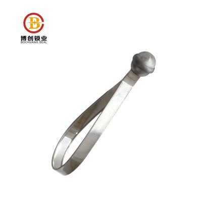 China Tamper Proof BCS102-Made in China Metal Strap Seal for Cartons Adjustable Security Metal Strap Seal Metal Lock Seal for sale