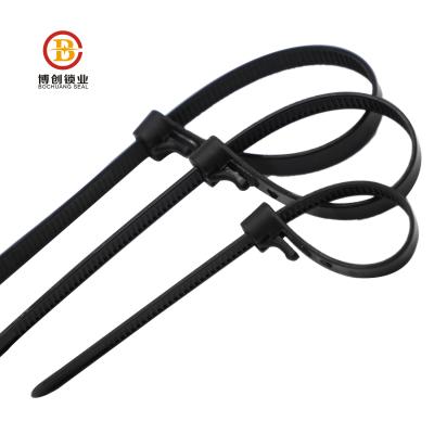 China BCT004-envelopes containers cable tie handcuff seal plastic cable tie tag zip tie for sale