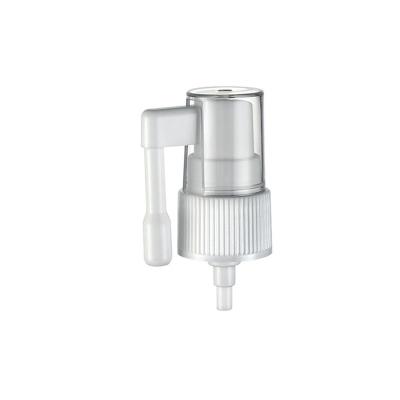 China Non Reverse 18/20/24 Long Nozzle Pump For Pharmaceutical Throat Spray Nasal Pump Sprayer Ribbed 18mm 20mm for sale