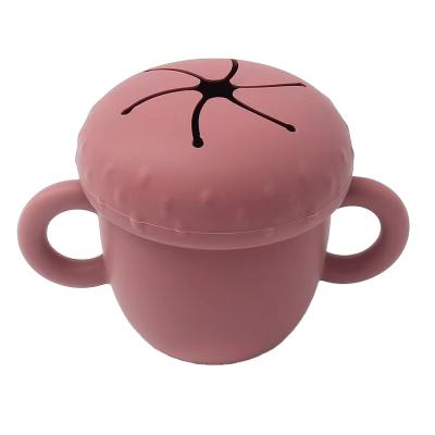 China New minimalist silicone snack cups for infants and children for sale