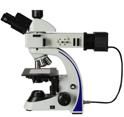 China Upright metallurgical microscope with reflected and transmitted illumination JXXWJ-1 for sale