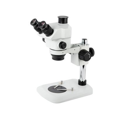 China 7x-60x Zoom Stereo Microscope With Large Working Distance 76mm for sale