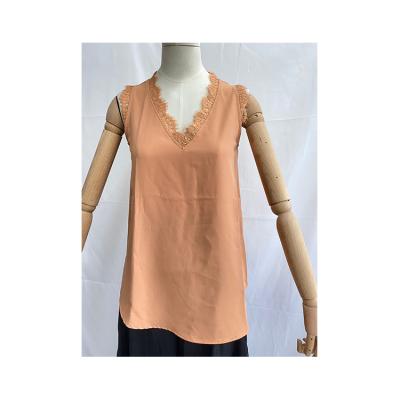 China China Best Price Breathable Women Silky Lace Tank for sale