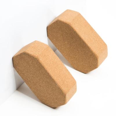 China Eco - Friendly Fitness Block Cork Yoga Block Organic Yoga Natural Eco - Friendly Exercise Brick for sale