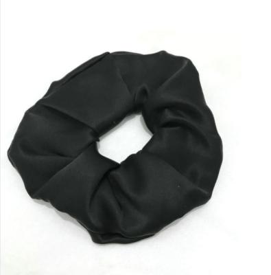 China Fashion wholesale price ladies accessories 100% silk fabric ponytail elastic headband for sale