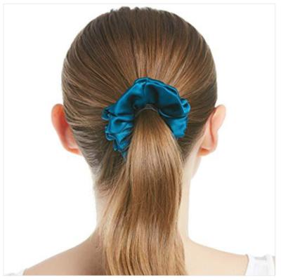 China Fashion luxury high quality 100% silk ponytail accessories fashion ladies elastic headband for sale