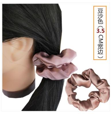 China Simple and luxurious fashion satin headband 100% silk elastic headband can be customized for sale