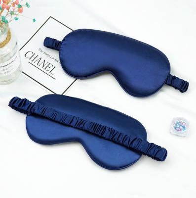 China Luxury Silk Eye Mask Blackout Eye Mask Fashion Can Be Travel Sleep Eye Mask Customized Silk Elastic Band for sale