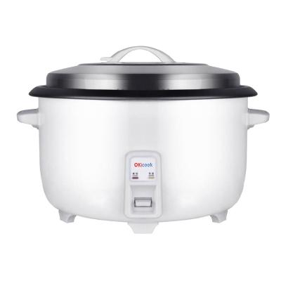 China Okicook Commercial 38L Capacity For 60 People Commercial Traditional Canteen Large Rice Cooker With Food Steamer for sale