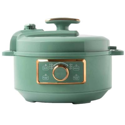 China Household Commercial Multifunctional Electric Pressure Cooker 2.8 Quart Hot Pot With Safety Guard Lid for sale