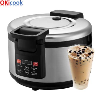 China Commercial Automatic Bubble Tea Equipment Milk 16L Tapioca Pearl Non-stick Coating Smart Electric Cooker for sale