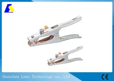 China Copper Welding Earth Clamp 500A 1.0mm Thickness Zinc - Plating Surface Treatment for sale