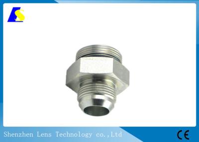 China Precision CNC Machined Stainless Steel Threaded Rod Couplers Pipe Fitting Hex Adaptor for sale