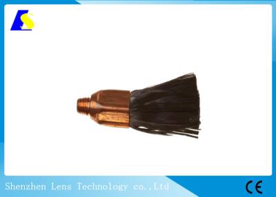 China Durable Tig Weld Carbon Fiber Cleaning Brush Tapered Thread Copper Head LS-CFCB15 for sale