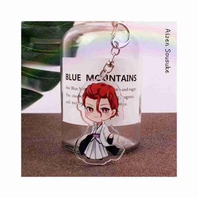 China Acrylic Comics Rigs Key Chain White Creative Acrylic Key Pendant for sale