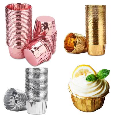 China New Birthday Party Supplies Disposable Baking Custom Cartoon Baking Pure Color Muffin Cupcake Pink Paper Cups for sale