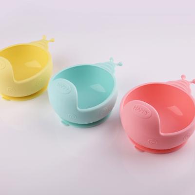 China Modern Food Grade Bpa Free Suction Silicone Baby Bowl And Spoon Baby Silicone Feeding Bowl for sale