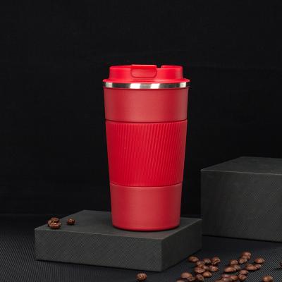 China Viable Hot Selling Double Wall Tumbler Powder Coating Car Cup Stainless Steel 17OZ Car Coffee Cup for sale