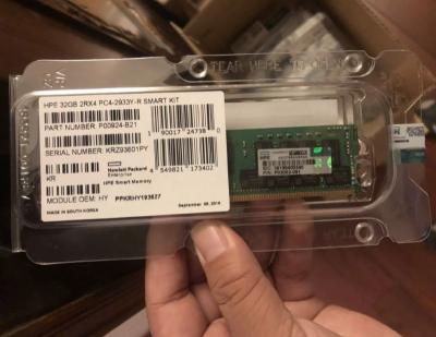 China Server P00924-B21 32GB (1x32GB) Dual x4 Grade DDR4-2933 CAS-21-21-21 Stored Memory Smart Kit for sale