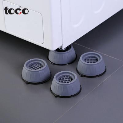 China Toco 4pcs Washing Machine Anti-Slip Foot Pads Anti Vibration Washing Machine Foot Pad Gasket Rubber Feet Pads for sale