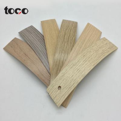 China PVC Toco Certificate Office Home Furniture Dark Edging Roll Sideboard PVC Edging for sale