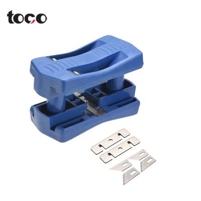 China Automatic PVC toco edge sealing strip length measuring machine device with adjustable quantity for sale