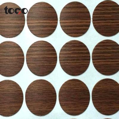 China Plastic Adhesive Plastic PVC Screw Cover Caps For Furniture for sale