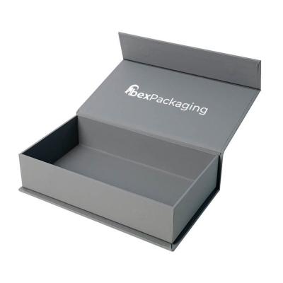 China Custom Recycled Materials Rigid Cardboard Gift Packing Box Luxury Magnetic Paper Box for sale