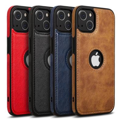 China 2022 Shockproof New Business Luxury Genuine Leather Cell Phone Case Cover For iphone 6 xr plus 11 7 8 x 12 pro 13 pro max for sale