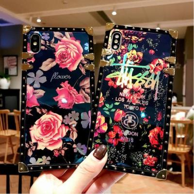 China Shockproof For iphone Case Luxury Custom Print TPU Square Shockproof Phone Case For iphone 13 12 pro 11 6 8 7 X XR max xsmax for sale