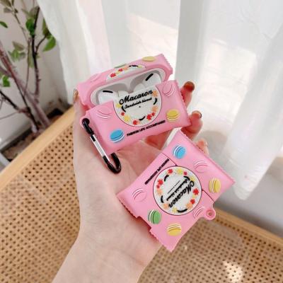 China Protective Cute 3D Snack Tops Design Earphone Soft Shockproof Case Silicone Cover Device For Airpods 1 2 For Airpods 3 pro for sale