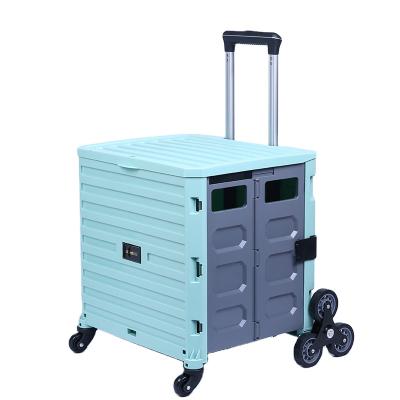 China Transoprt 2022 New Design Style Folding Lightweight Luggage Hand Trolley Shopping Trolley Wholesale for sale