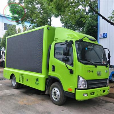 China p6 outdoor multi-faceted outdoor mobile advertising led screen /vehicle/van/mounted truck led display for sale