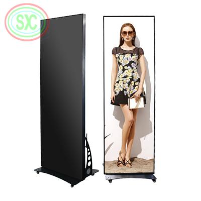 China Adversiting High Refresh Rate 5123 IC 3840 Hz Indoor P 2.5 Led Poster Screen , Standing Led Screen For Shops for sale