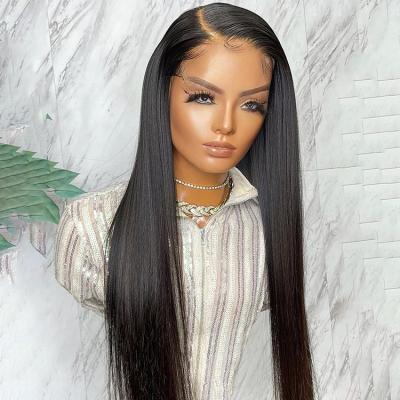 China Other Wholesale 30 In Hd Transparent Swiss Lace Front Wigs Brazilian Hair 13X6 Hd Lace Frontal Wig Virgin Hair for sale