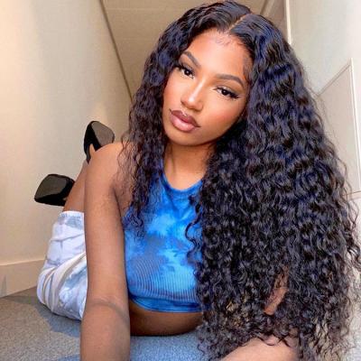 China 100% Virgin Hair Body Wave Transparent Lace Wigs 13x6 13x4 Hd Water Wave Hd Water Wave Lace Frontal Wig for sale