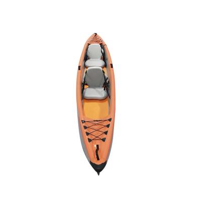 China PVC Factory spot pvc inflatable double kayak outdoor boat fishing boat inflatable boat canoe water sports goods for sale