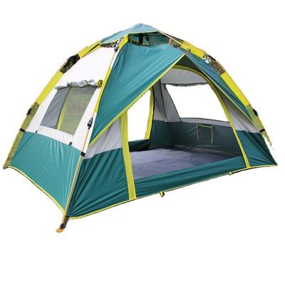 China Diagonal Bracing Type Wholesale 2 Door and 2 Window Automatic Tent Amazon Hot Sale Waterproof Tents For Outdoor Camping for sale