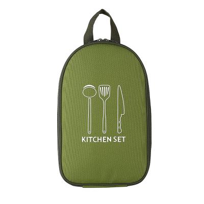 China Durable Practical and Portable Camping Utensils and Kitchen Tools Storage Bag Set for sale