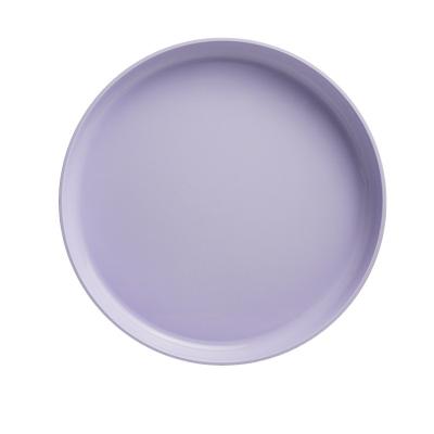 China Sustainable 8-inch thickened round degradable PLA outdoor camping home breakfast simple meal plate for sale