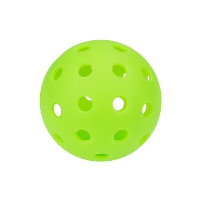 China TPE High-quality luminous indoor and outdoor  74mm 40-hole pickleball for sale