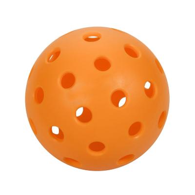 China TPE High quality indoor and outdoor seamless 74mm 40 hole pickle ball for sale