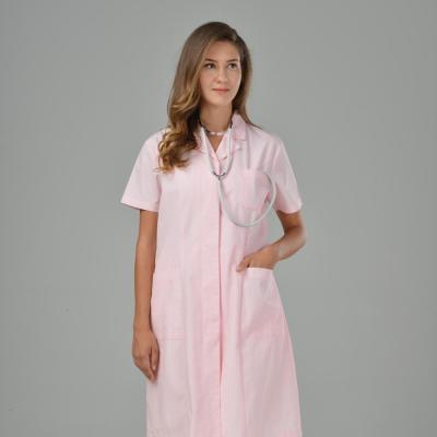 China Eco-friendly Pink Nurse Uniform Lovely Color Design Standard for sale