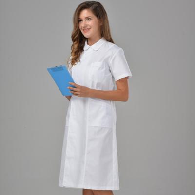 China Fashionable Hospital Nurse White Dress Uniform for sale